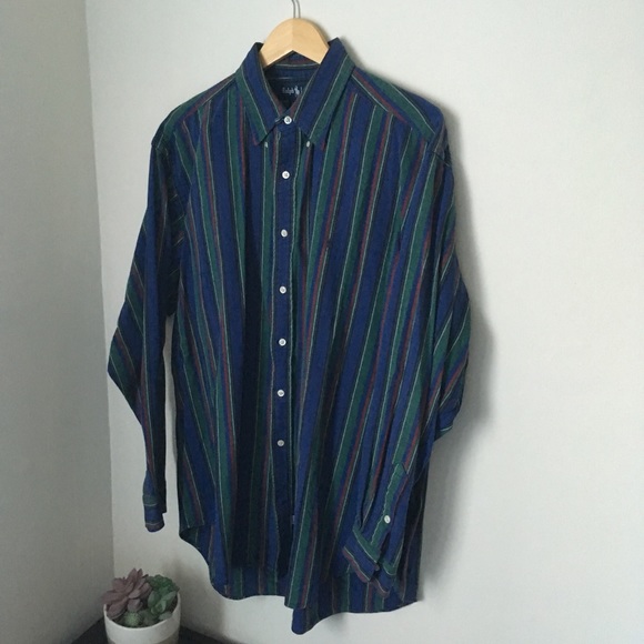 Polo Ralph Lauren Other - ❌Vintage multi color polo Ralph Lauren button up